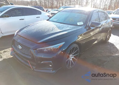 2015 Infiniti Q50 Premium z USA, uszkodzony, nr VIN JN1BV7AP7FM345237